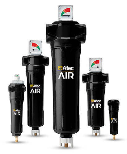 Altec Air AC-00025 - 25 CFM Compressed Air Filter, 1/4" NPT,