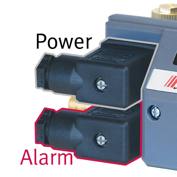 Jorc Smart Guard Mini AL - Compact Zero Loss Condensate Drain with Alarm, up to 350 CFM, 1/2" NPT