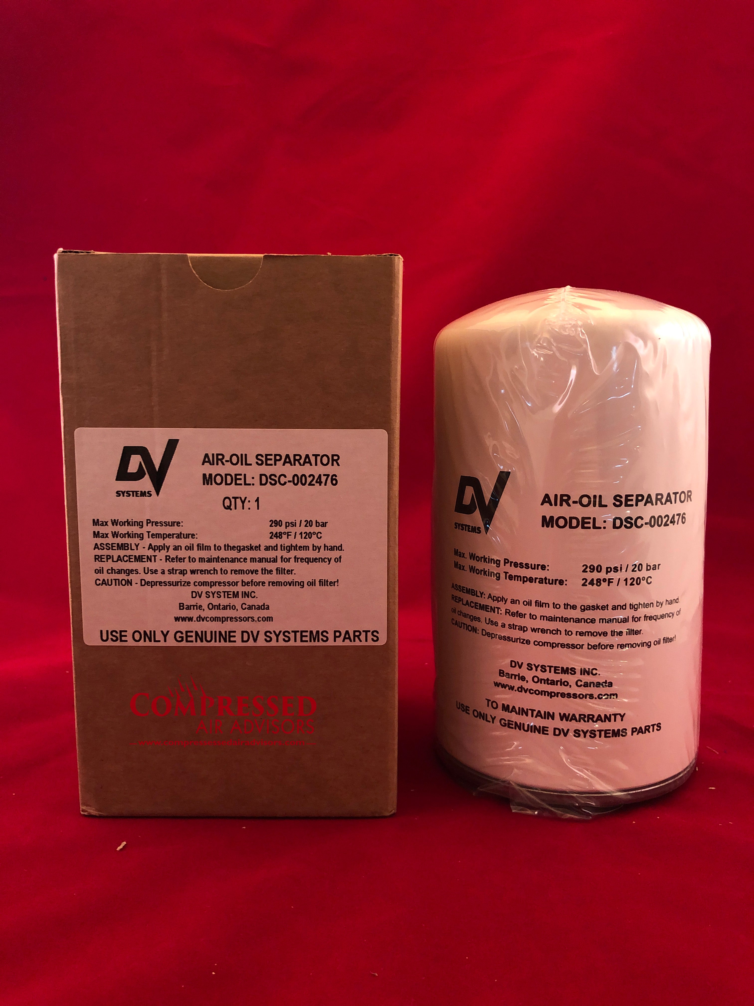 Air/Oil Separator Filters for Air Compressors — Compressed Air Advisors