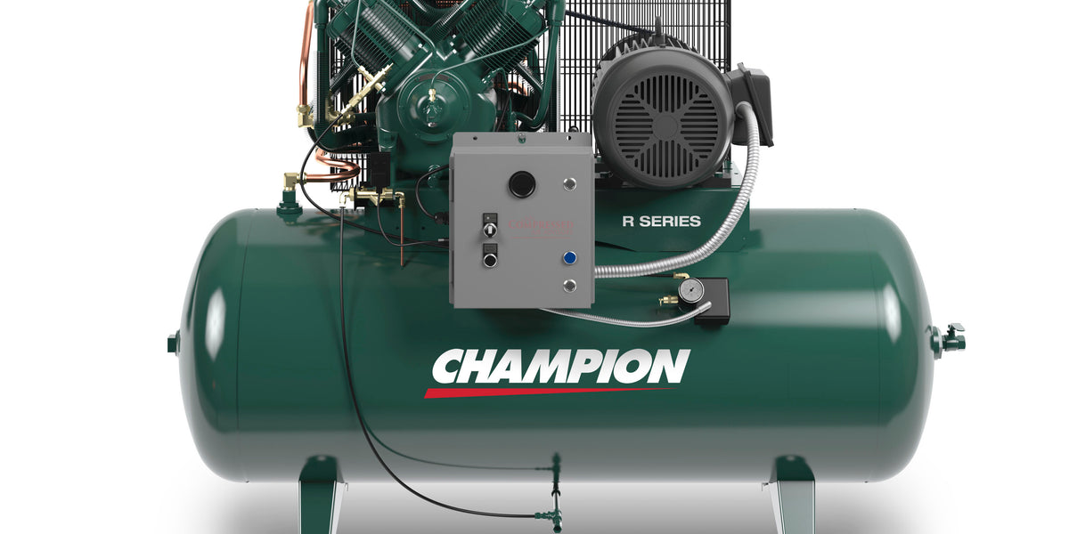 Champion HR15F-8 | 15 HP R-30 Horizontal Air Compressor
