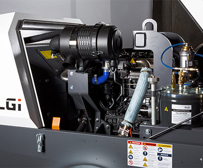 ELGi D300T4F Portable Diesel Air Compressor – 290 CFM @ 100 PSI | 74 HP Kohler Diesel Engine