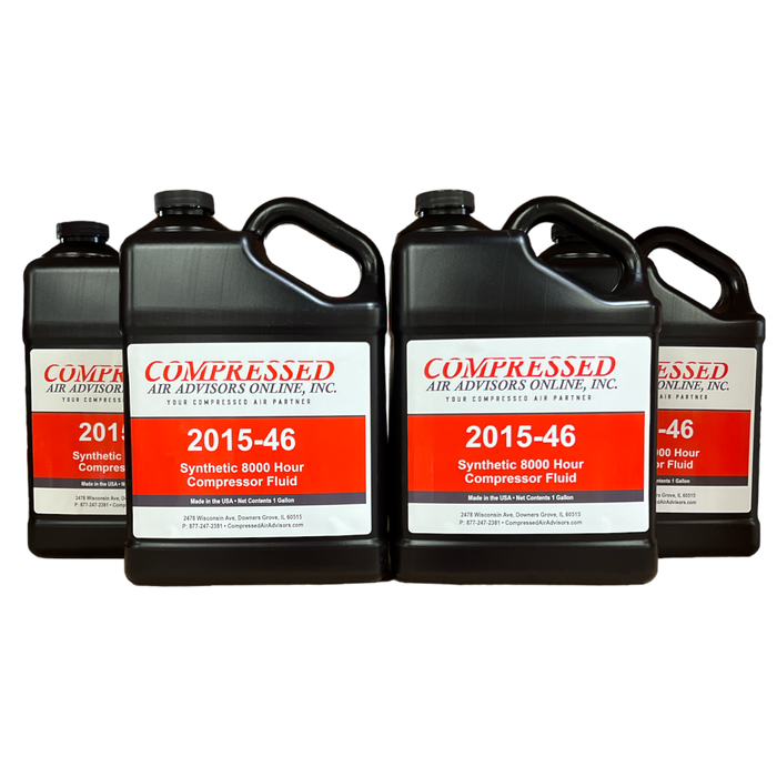 CAA-2015-46 - Atlas Copco Roto-Xtend Duty OEM Replacement Synthetic 8000 Hour Compressor Fluid - Case ( 4- Gallons)