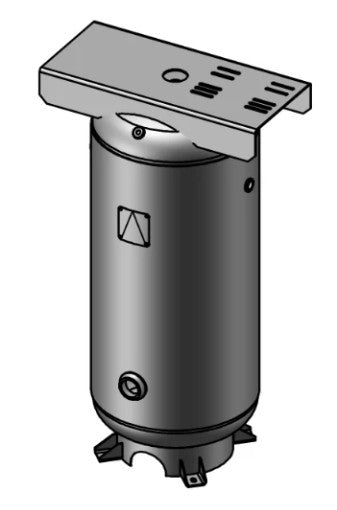 Manchester Tank – 120 Gallon, 200 PSI Vertical Air Receiver with Basering (Optional Top Plate)