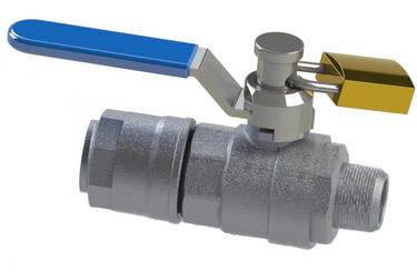 Infinity Osha Valve Champion / Infinity Quick-Lock Aluminum Piping -Ball Valve With Pad Lo ...