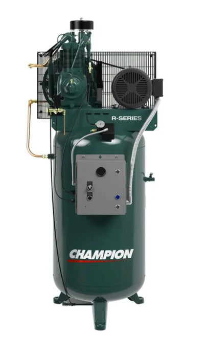Champion VR2-8 – 2 HP Two-Stage Reciprocating Air Compressor | 80-Gallon Vertical Tank