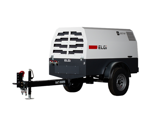 ELGi D185T4F portable diesel air compressor 185 CFM at 100 PSI