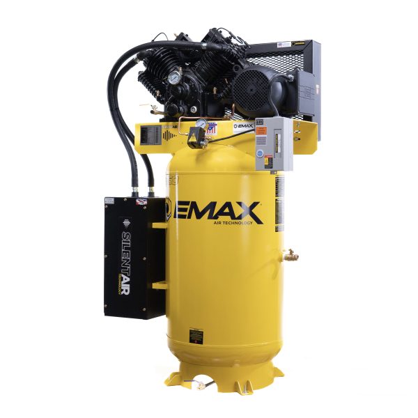 EMAX ES10V080V1 10 HP Silent Air | 38 CFM | 230V 1Ph | 80 Gal