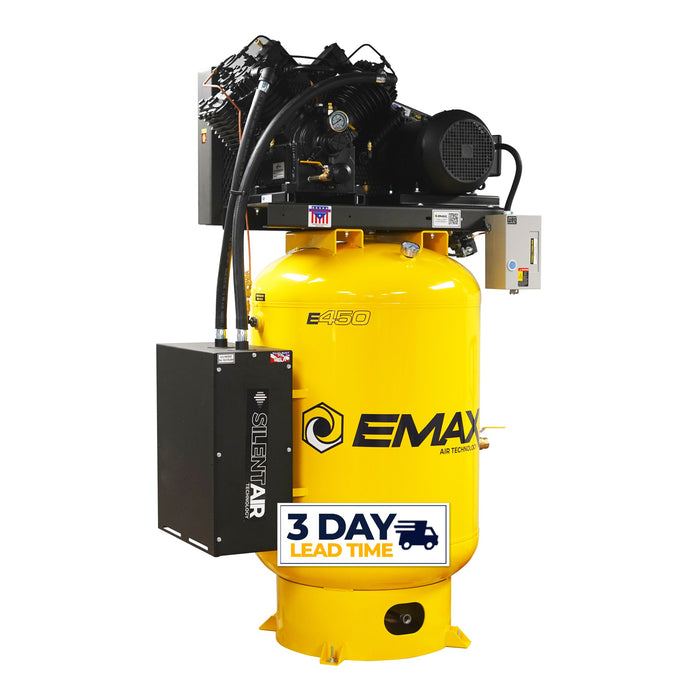 EMAX ESP10V120V1 10 HP Silent Air | 38 CFM | 230V 1Ph | 120 Gal