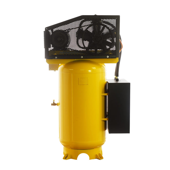 EMAX Silent Air ESS07V080Y1 – 7.5 HP Two-Stage Reciprocating Air Compressor, 26 CFM, 80-Gallon Vertical Tank, 230V/1Ph