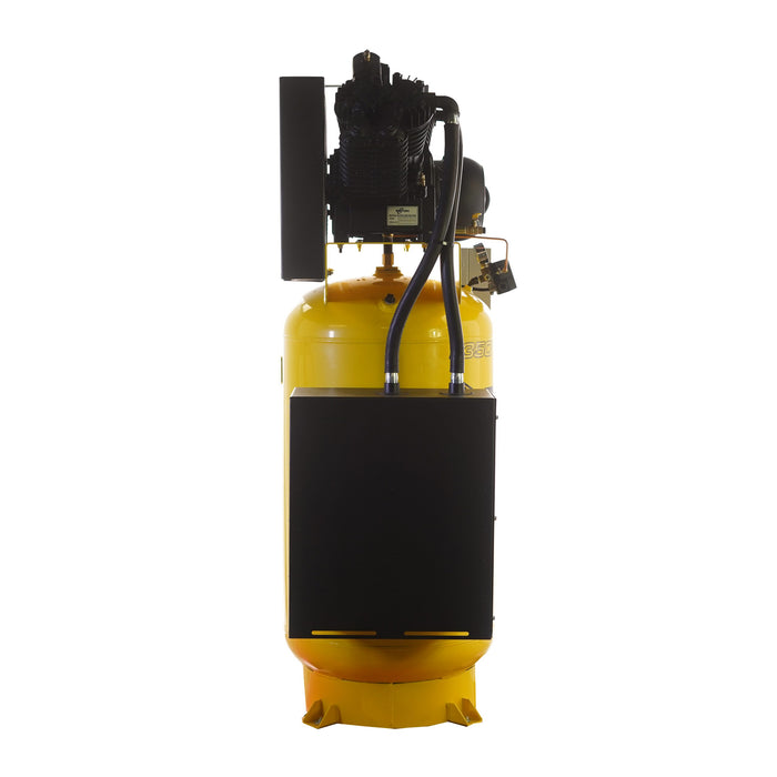 EMAX Silent Air ESS10V080V1 – 10 HP Two-Stage Reciprocating Air Compressor, 38 CFM @ 100 PSI, 80-Gallon Vertical Tank, 230V/1Ph