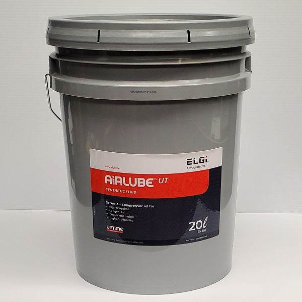 ELGi Airlube UT Synthetic Fluid – 5.3 Gallon (20 Liter) Jug PN: 000998102
