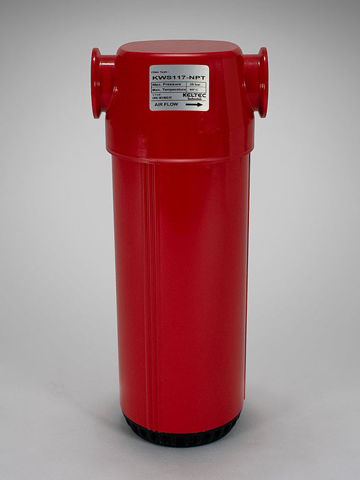 Keltec 1/2", 58 CFM, Compressed Air Water Separator, Float Drain, PN: KWS58