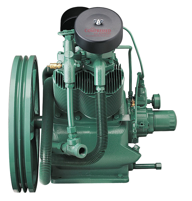 Champion HPL10D-12 – PL-Series 20 HP (10 HP ×2) Pressure-Lubricated Reciprocating Air Compressor | 120-Gallon Horizontal Tank