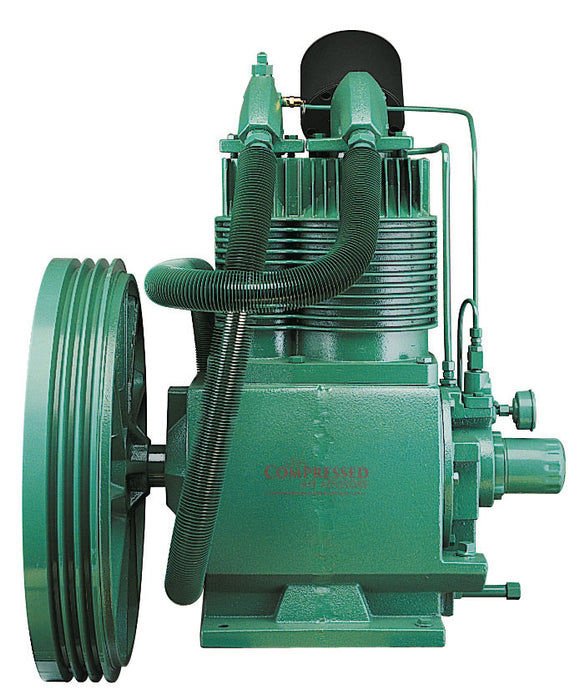 Champion HPL15D-24 – PL-Series 30 HP (15 HP ×2) Pressure-Lubricated Reciprocating Air Compressor | 240-Gallon Horizontal Tank