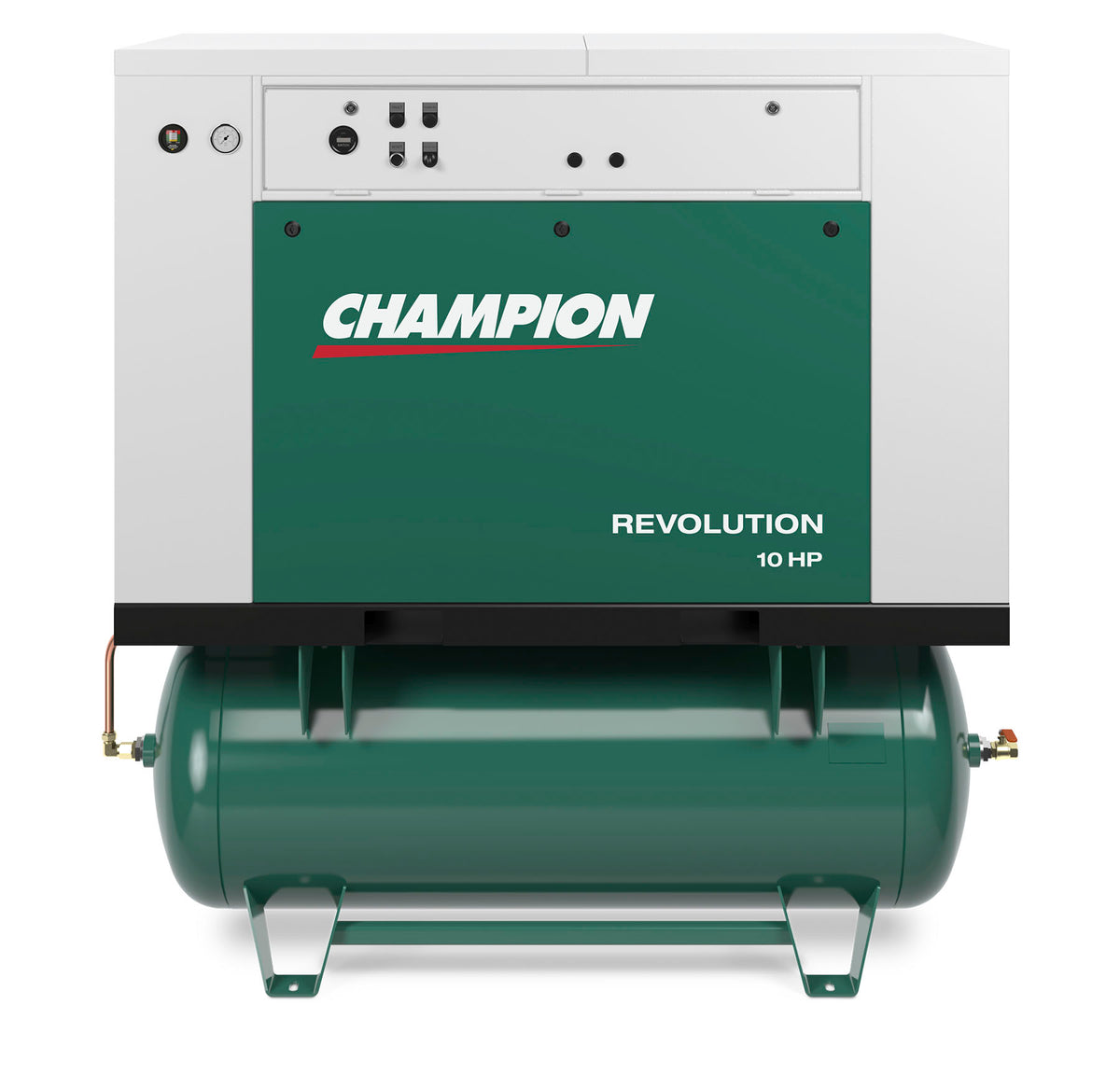 Champion R15 Compressor Champion HQR15F-12 Revolution 15hp Quiet Enclosed Reciprocating Air Co ...