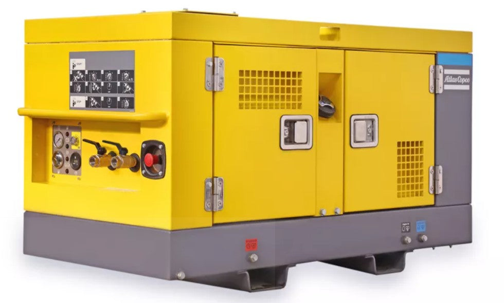 Atlas Copco XAS U110 KD Portable Diesel Air Compressor – Side View

