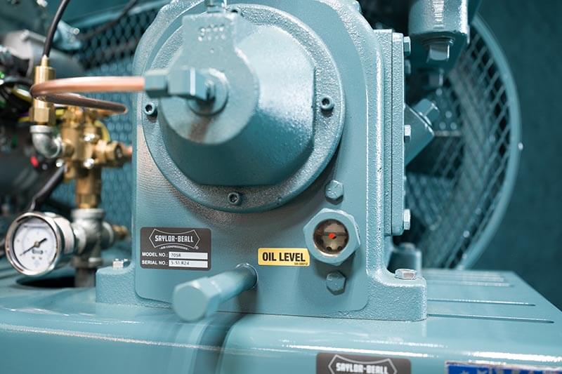 Saylor-Beall UL-753 14 HP Kohler Gas Powered Splash Lubricated Air Compressor,  18.8 CFM @ 175 PSI