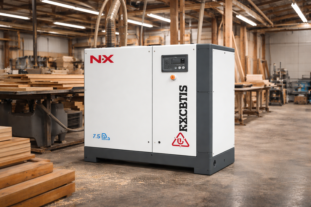 FS-Curtis NXB08 10 HP Rotary Screw Compressor w/ Dryer FS-Curtis NXB08 10 HP Rotary Screw Compressor w/ Dryer