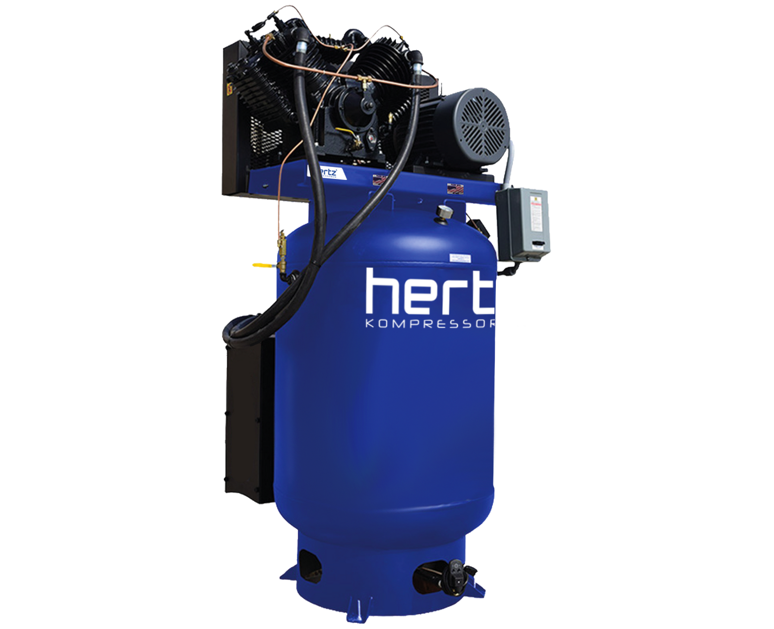 Hertz HPC 7.5 E — 7.5 HP Reciprocating Air Compressor |31 CFM ...