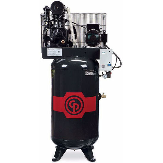 Chicago Pneumatic Premium Series   RCP-C7583V - 7.5hp  Reciprocating Air Compressor, 80 Gallon Vertical Receiver, 23 CFM @ 175 PSI, 208-230V/3Ph, PN: 8090300941