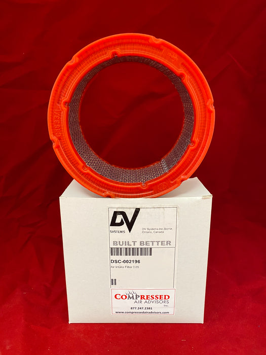 DV Systems - OEM, Air Filter for D20, PN: DSC-002196