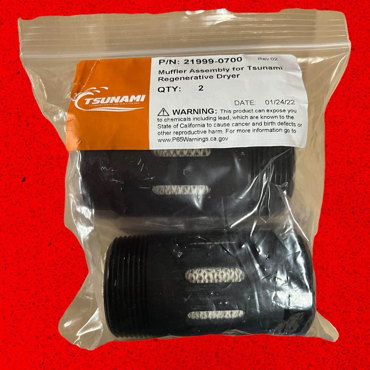 Tsunami Piston Rebuild Kit for Regenerative Dryer — Compressed Air