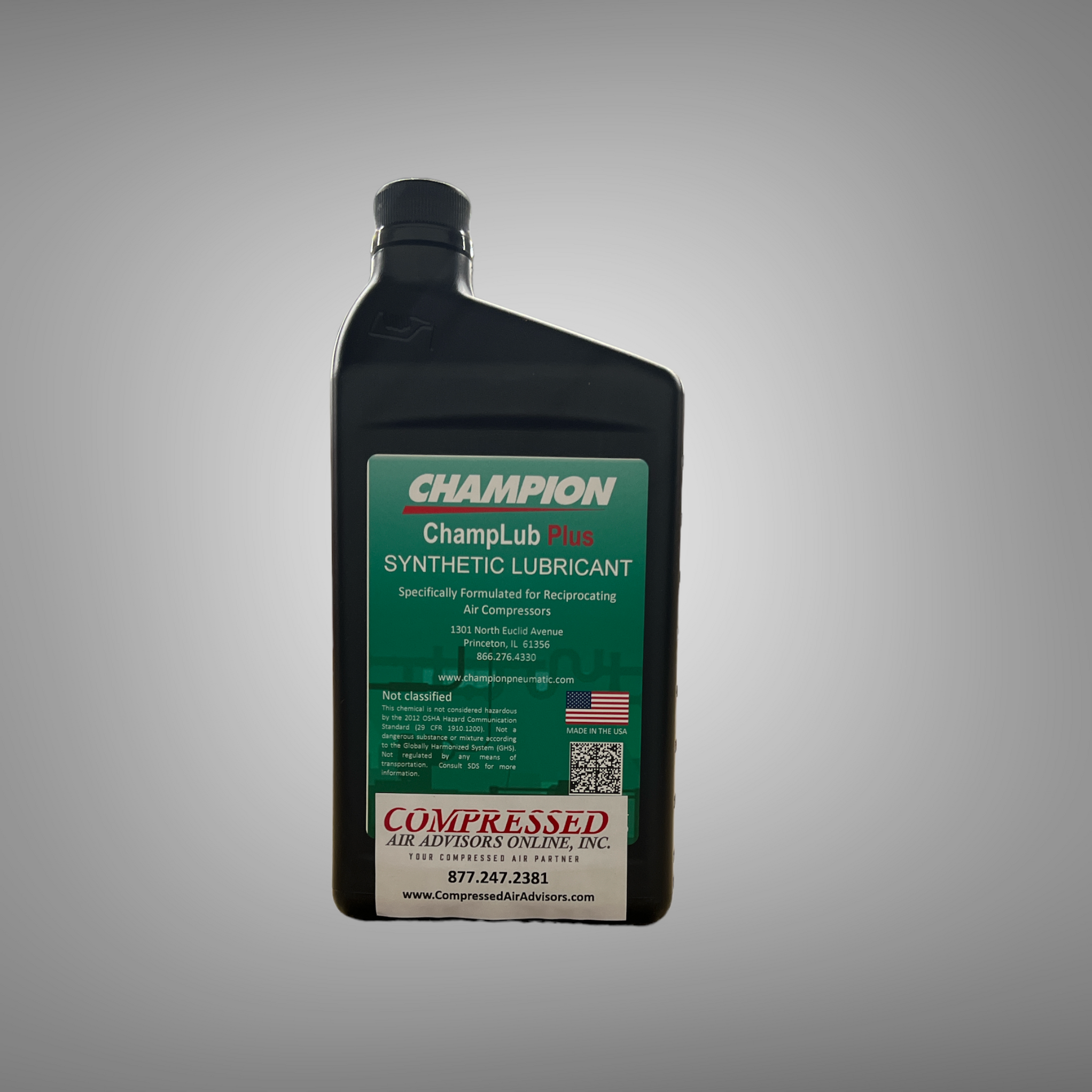 ChampLub Synthetic Plus Synthetic Reciprocating Air Compressor Oil