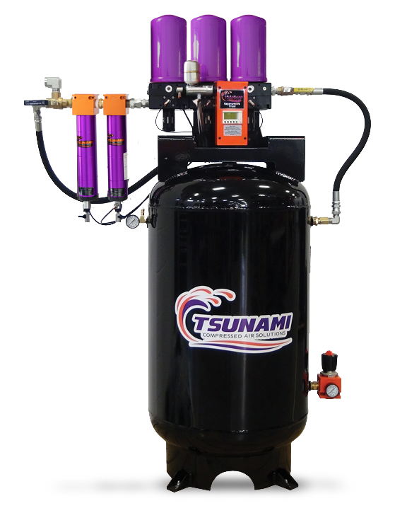Tsunami Ultra Desiccant Drying System 40 CFM (10hp) Tank Mounted, Pr