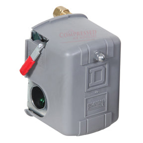 Square D - Pressure Switch w/Lever /Unloader 95-125 PSI, 1/4 FPT -Up to 5hp PN: 9013FHG-32J52M1X
