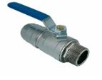 Champion / Infinity Quick-Lock Aluminum Piping -Ball valve, 20mm to 1/2" MNPT, PN: C90721-20-08