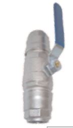 Champion / Infinity Quick-Lock Aluminum Piping -Ball valve,  50mm Tube, PN: C90700-50
