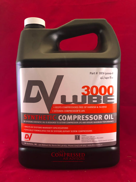 DV Systems DEV 3000 - Synthetic Compressor Oil - 1 Gallon
