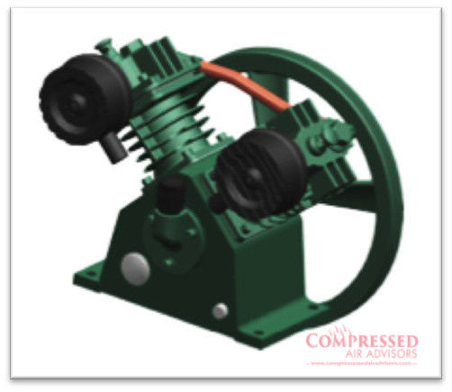 FS-Curtis ES-06 - CA Series Bare Single Stage Reciprocating Air Compressor Pump,  .75 hp
