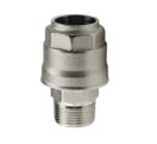 Champion / Infinity Quick-Lock Aluminum Piping - Straight male Connector 14mm x 3/8" NPT, PN: C90011-14-06