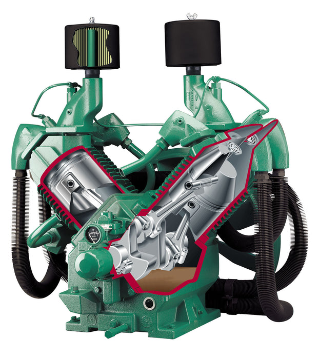 Champion  PL-70A Two Stage Reciprocating Pressure Lubricated Air Compressor Bare Replacement Pump, 20-30hp