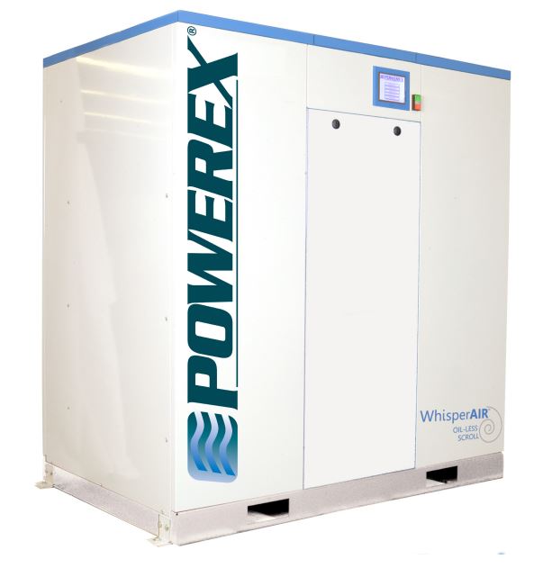 Powerex SED1007 10HP Oil-Less Scroll Enclosed Air Compressor
