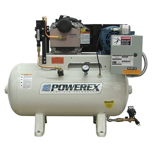 Powerex STS10B5 Series 10 HP Oil-Less Scroll Air Compressor – 200 Gallon